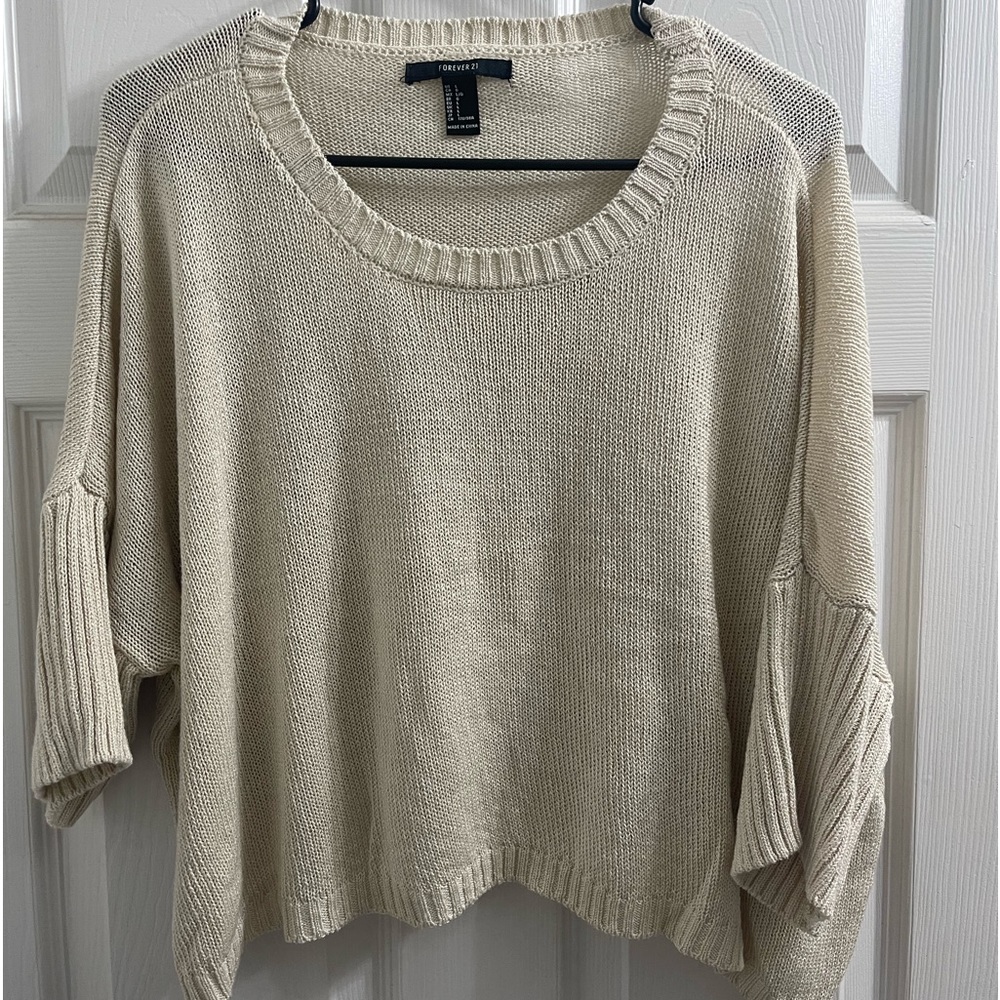 Forever 21 flowy sweater blouse